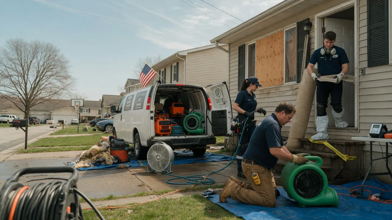 Water Damage Restoration in Scottville, MI near me